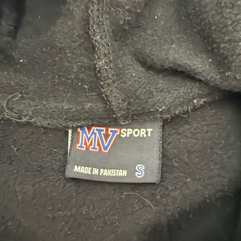 MV Sport navy and Black colored Le Moyne Hoodie Sweatshirt - Picture 3 of 3